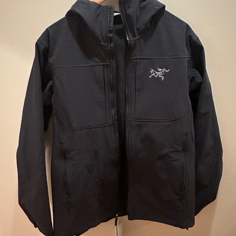 Arc'teryx Black Jacket with Hood